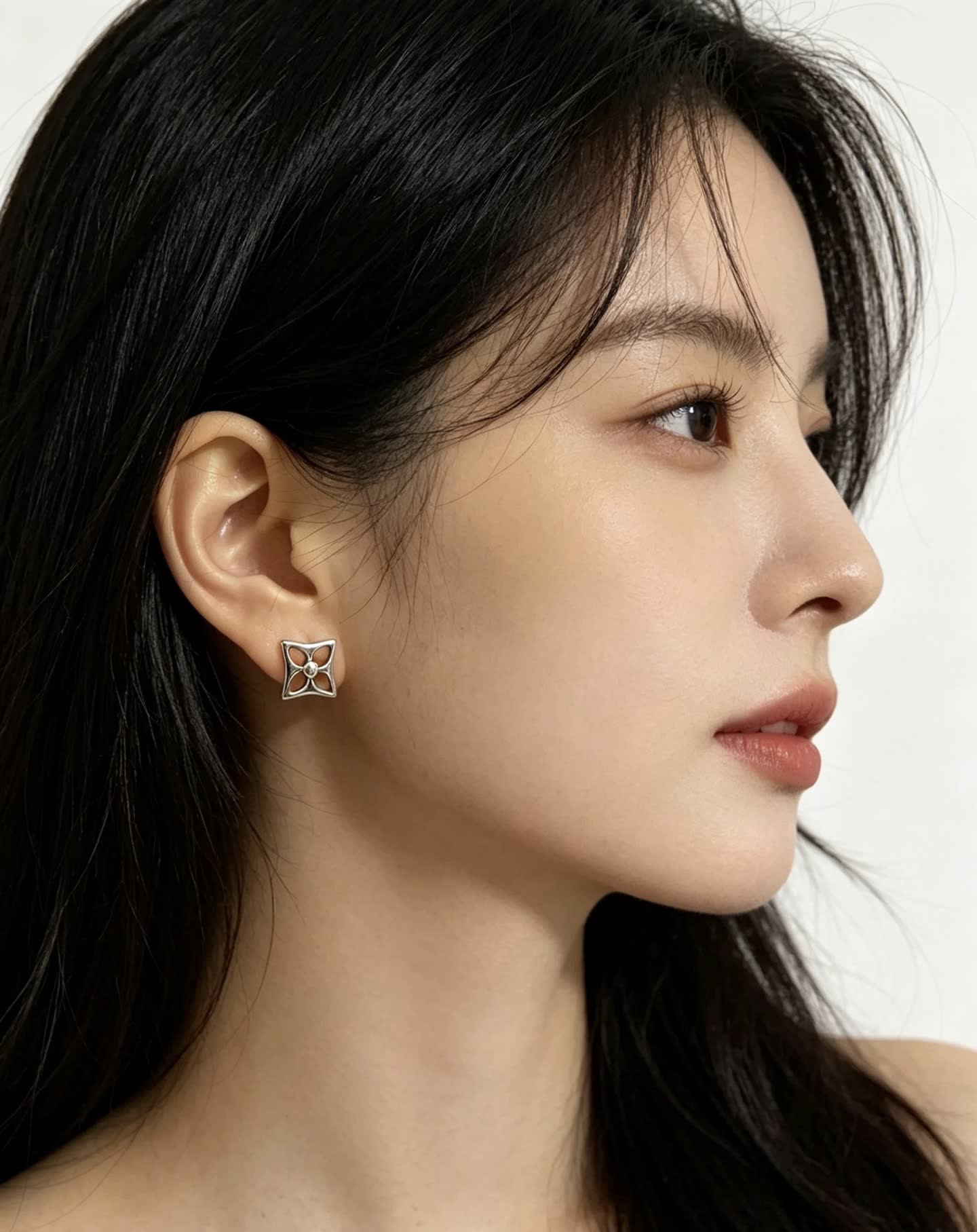 Louis Vuitton Silver Earrings